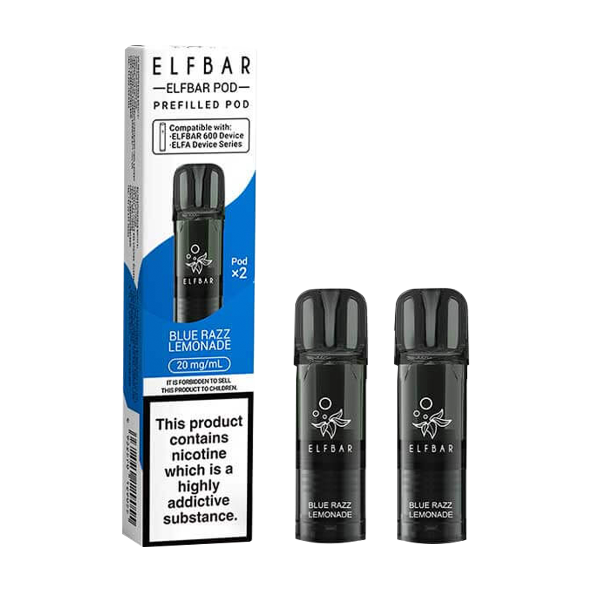 Blue Razz Lemonade Elfbar 600 Pods