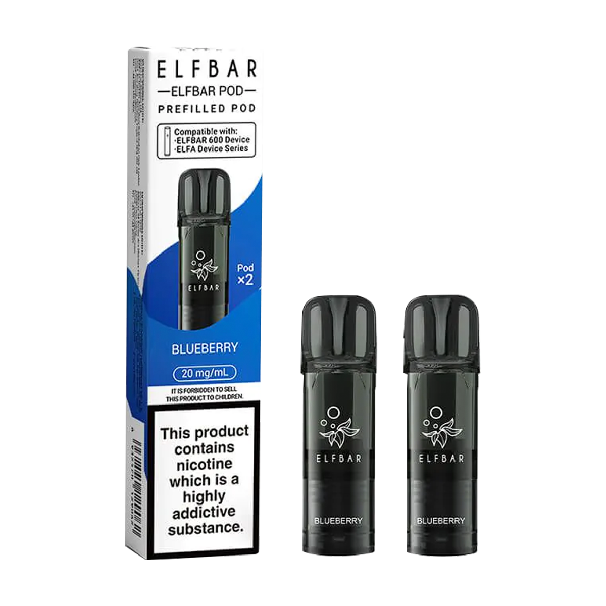 Blueberry Elfbar 600 Pods | Isle of Vapes