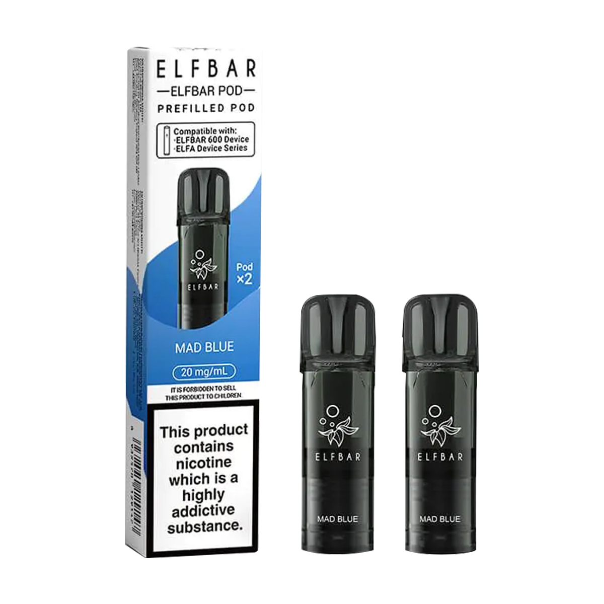 Mad Blue Elfbar 600 Pods
