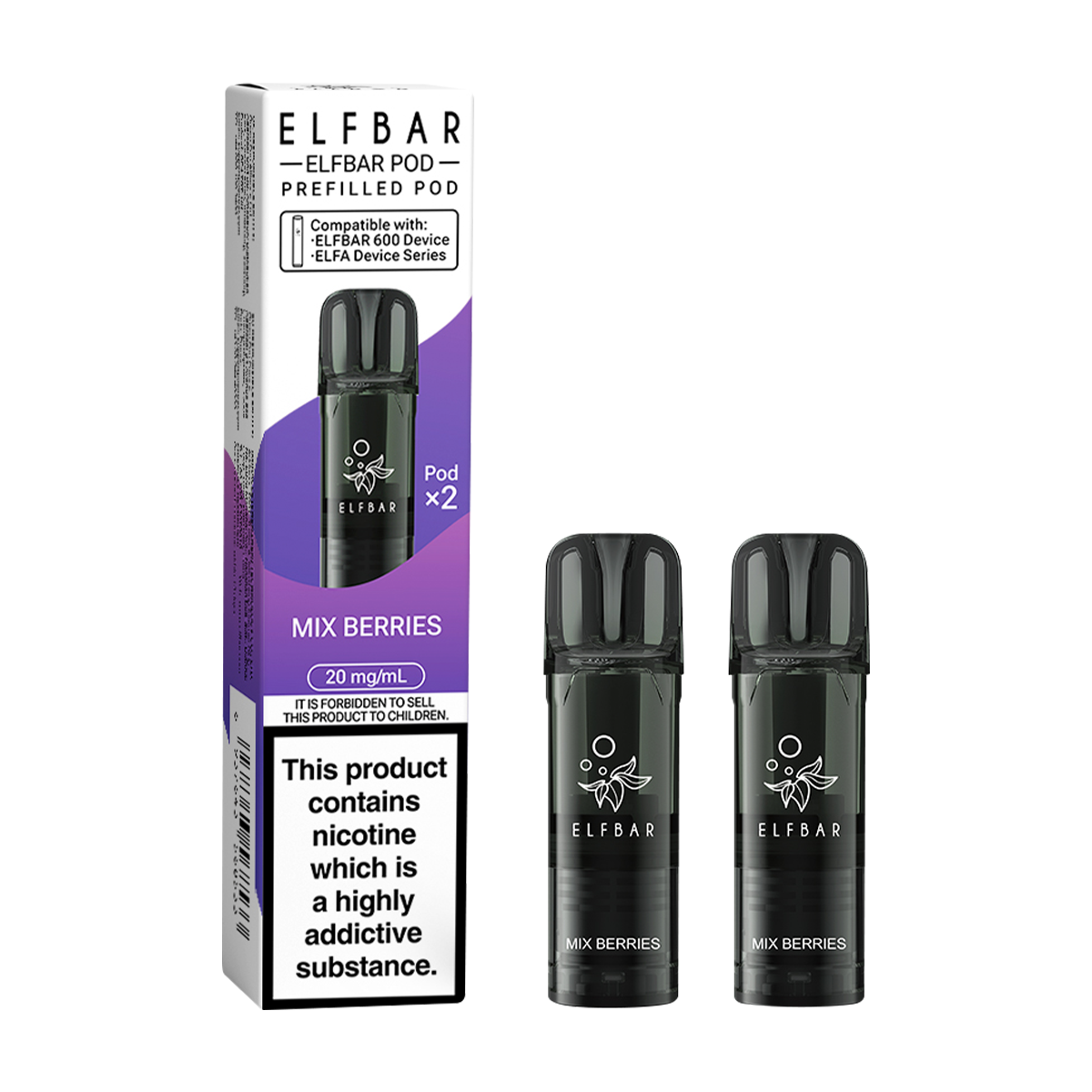 Mix Berries Elfbar 600 Pods