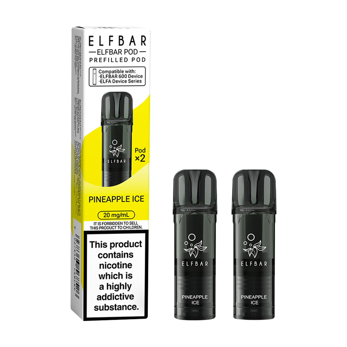 Pineapple Ice Elfbar 600 Pods