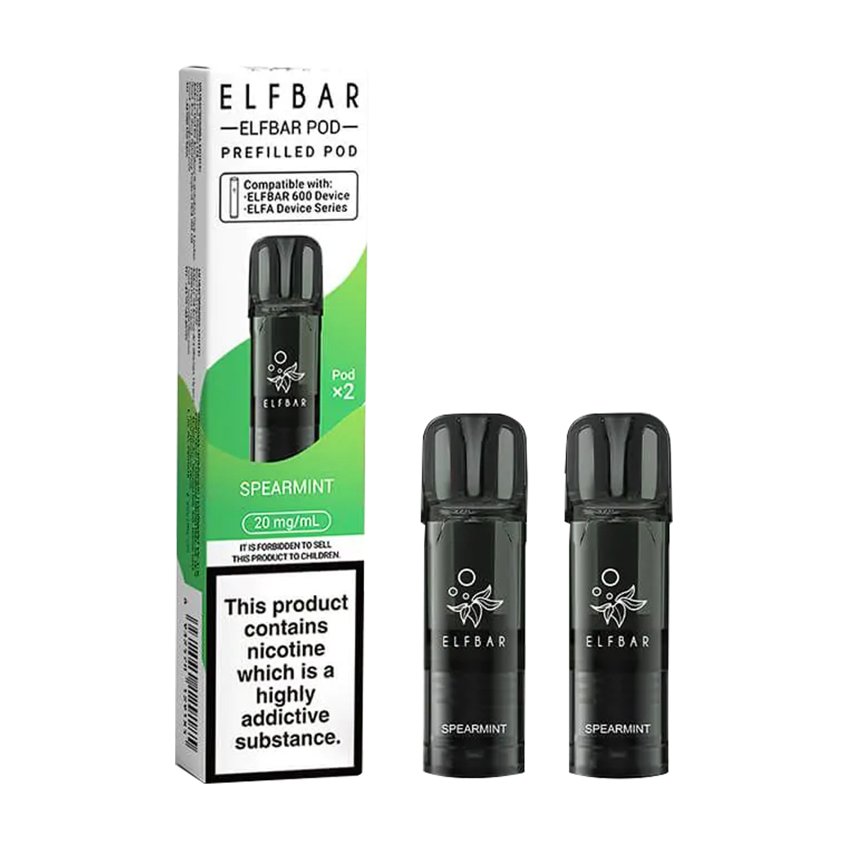 Spearmint Elfbar 600 Pods