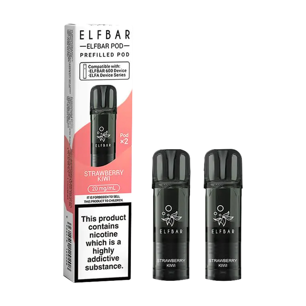 Strawberry Kiwi Elfbar 600 Pods