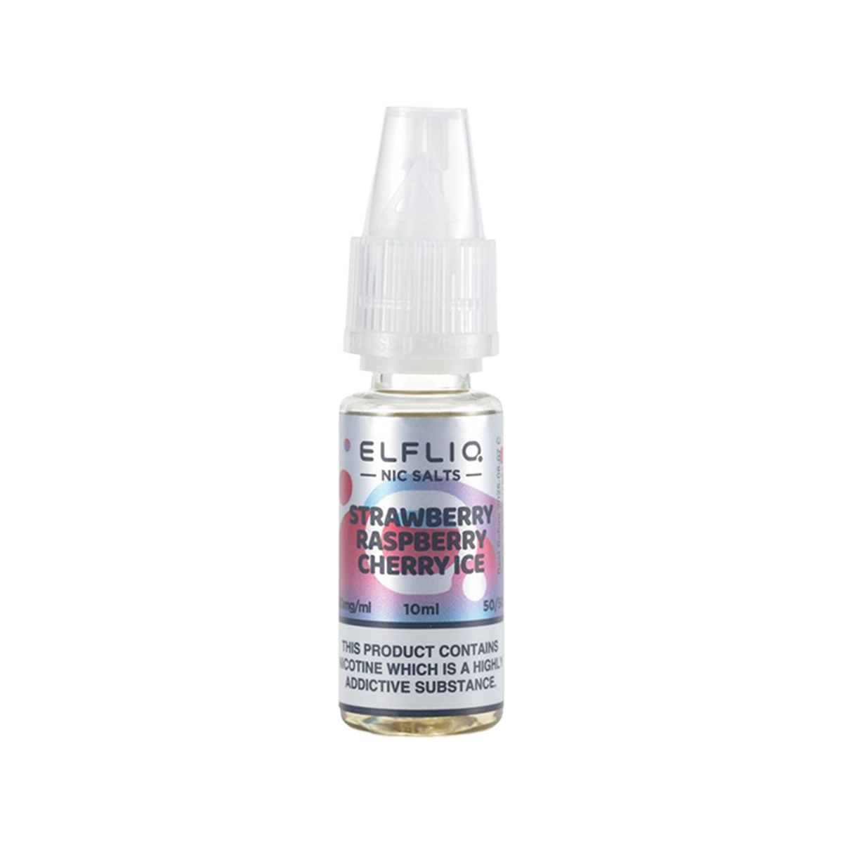 Strawberry Raspberry Cherry lce Elfliq Nic Salt by Elfbar - 10ml | Isle of Vapes
