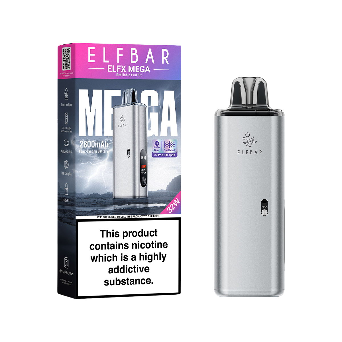 Elfbar ELFX Mega Kit | Isle of Vapes