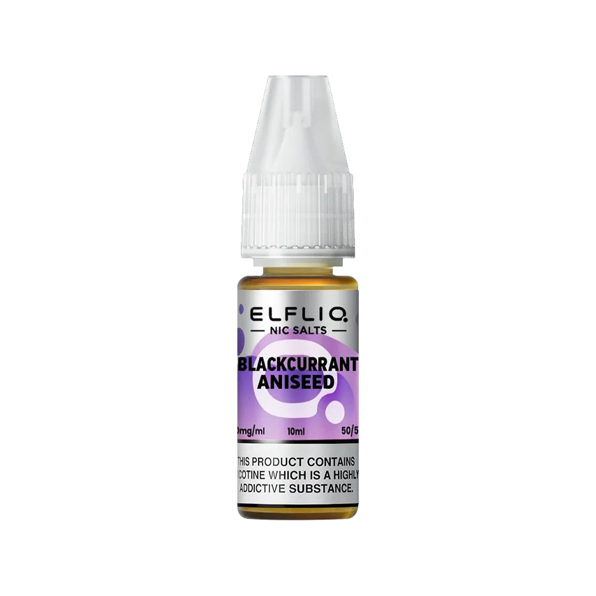Blackcurrant Aniseed Elfliq Nic Salt by Elfbar - 10ml | Isle of Vapes