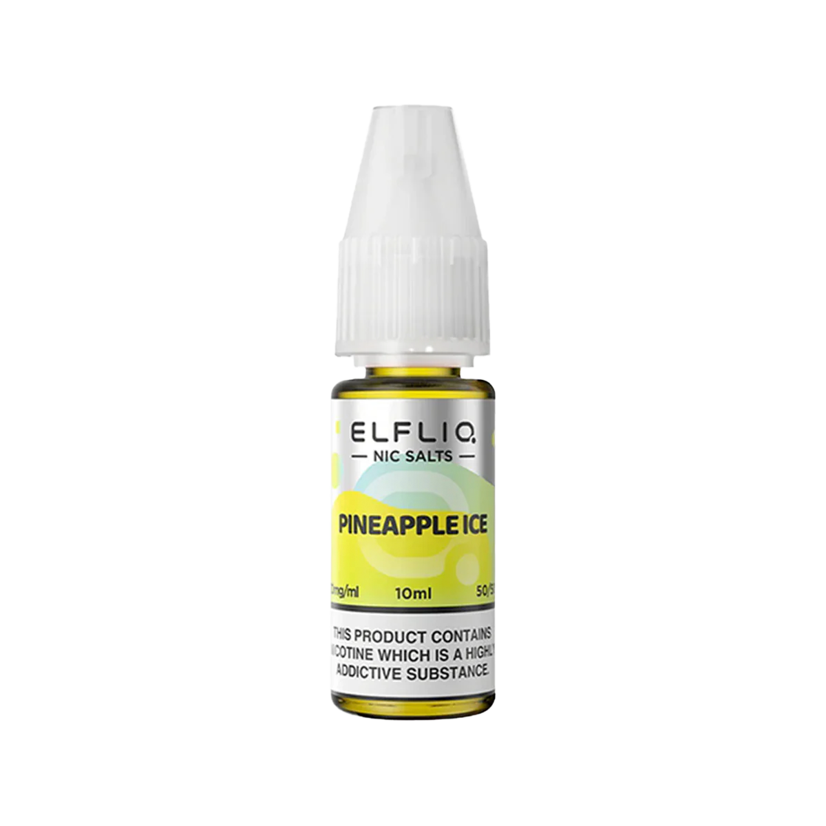 Pineapple Ice Elfliq Nic Salt by Elfbar - 10ml | Isle of Vapes