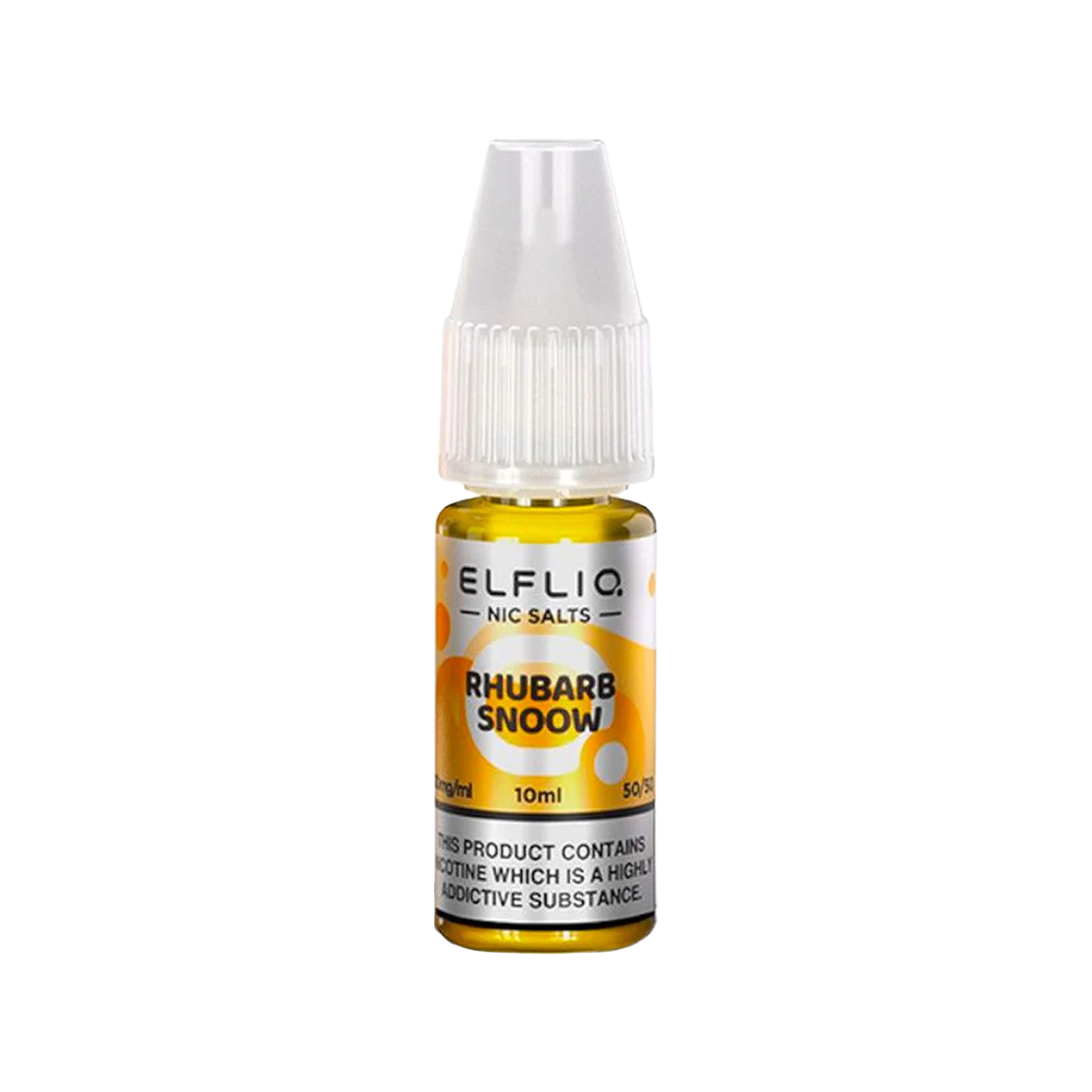 Rhubarb Snoow Elfliq Nic Salt by Elfbar - 10ml | Isle of Vapes