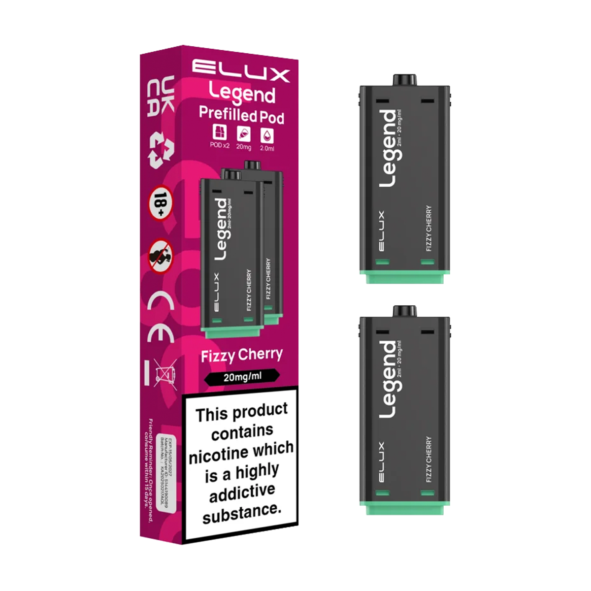 Fizzy Cherry Elux Legend 1500 Pods