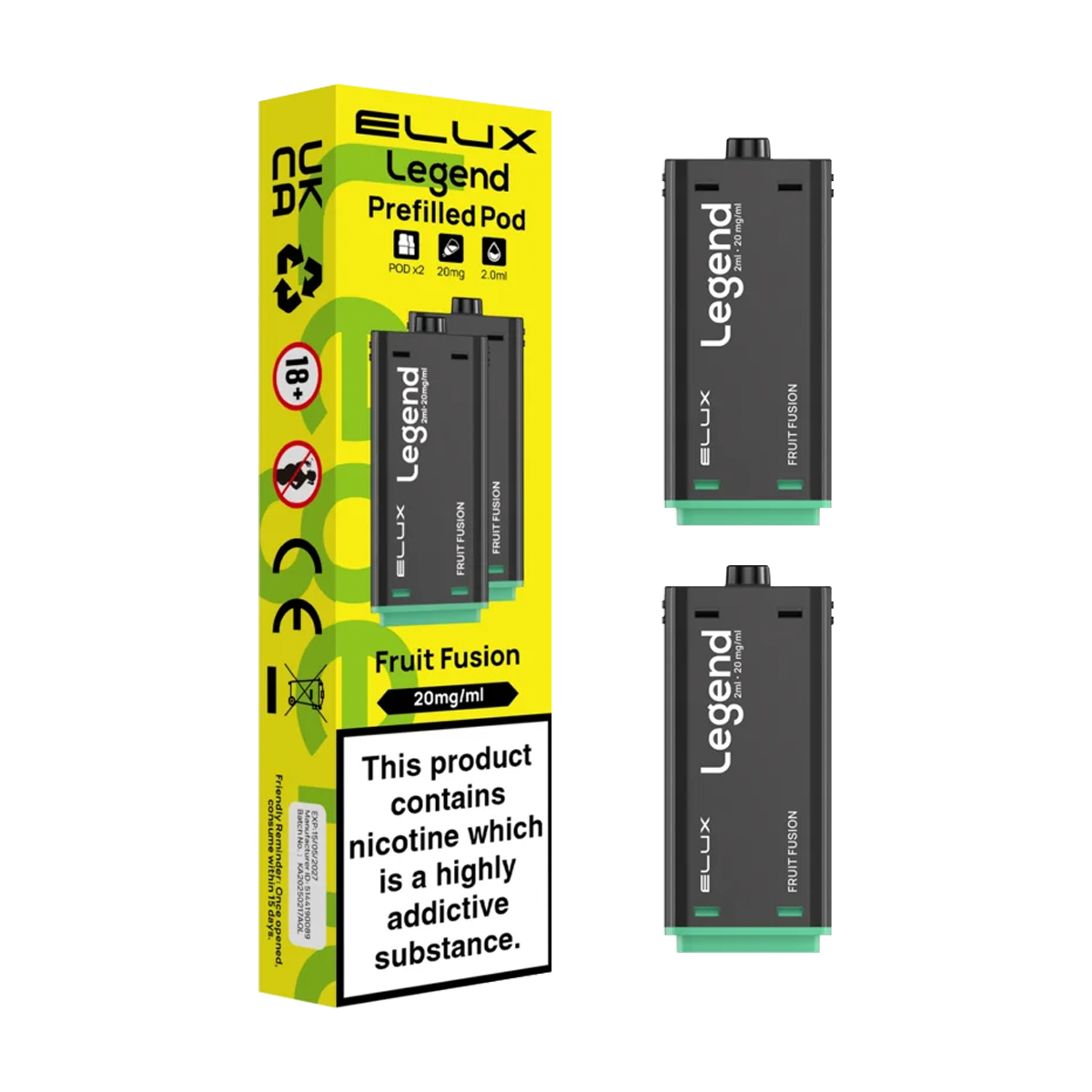 Fruit Fusion Elux Legend 1500 Pods