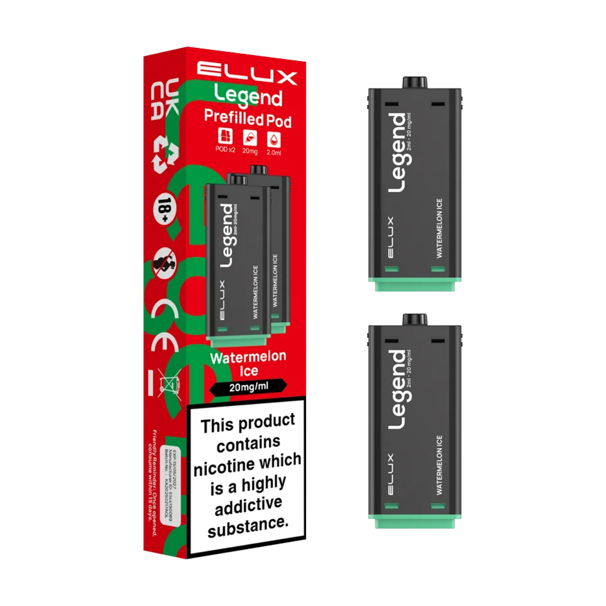 Watermelon Ice Elux Legend 1500 Pods