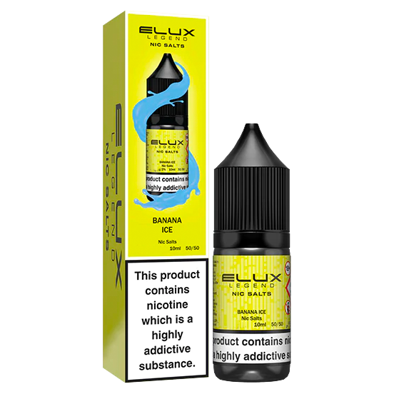 Banana Ice Nic Salt by Elux 10ml | Isle of Vapes