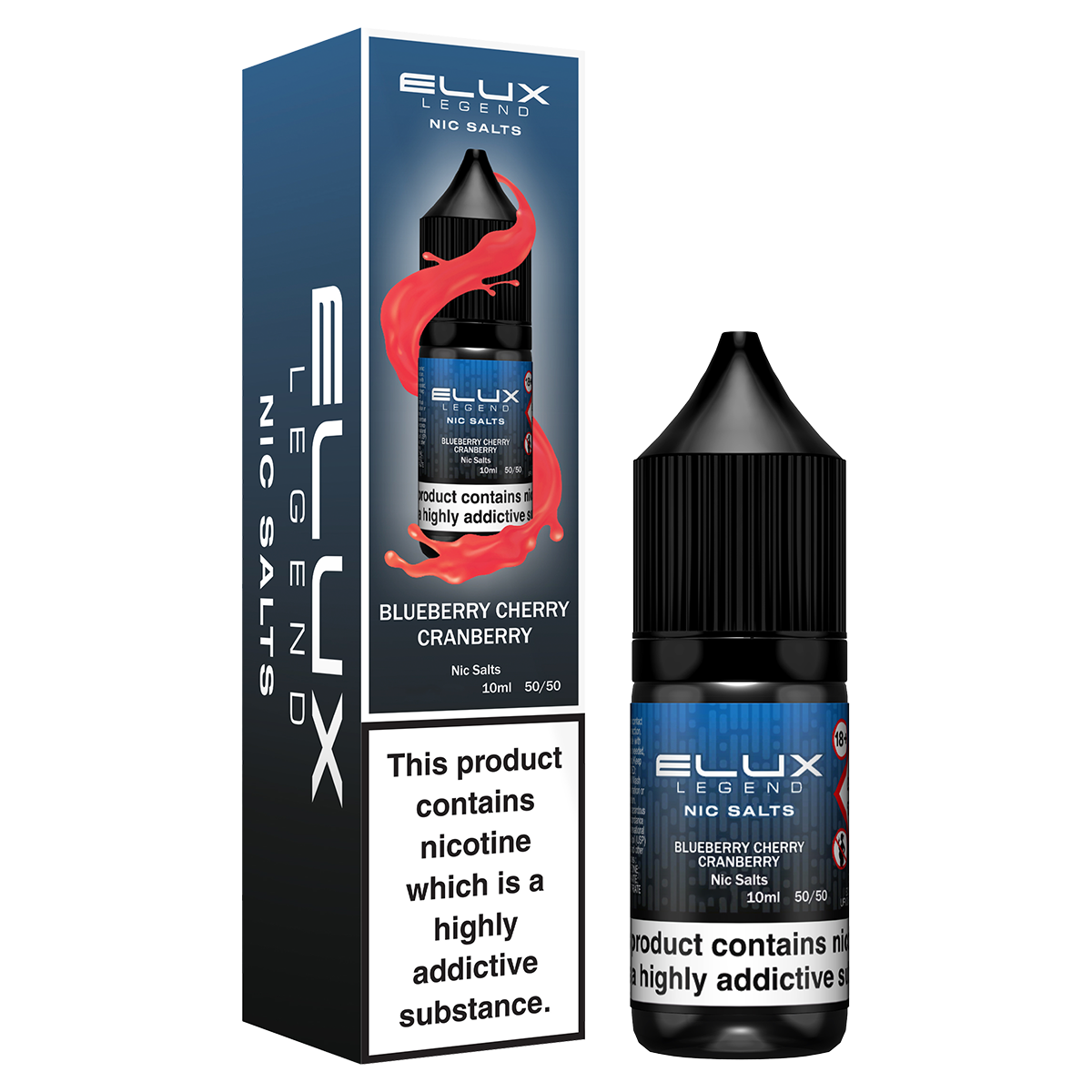 Blueberry Cherry Cranberry Nic Salt by Elux 10ml | Isle of Vapes