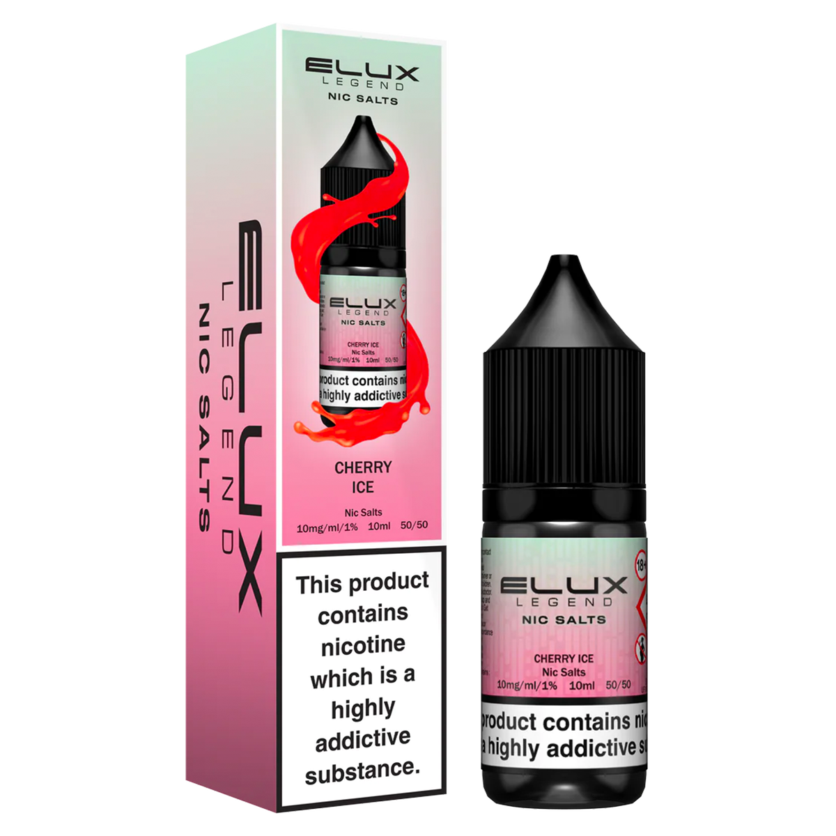 Cherry Ice Nic Salt by Elux 10ml | Isle of Vapes