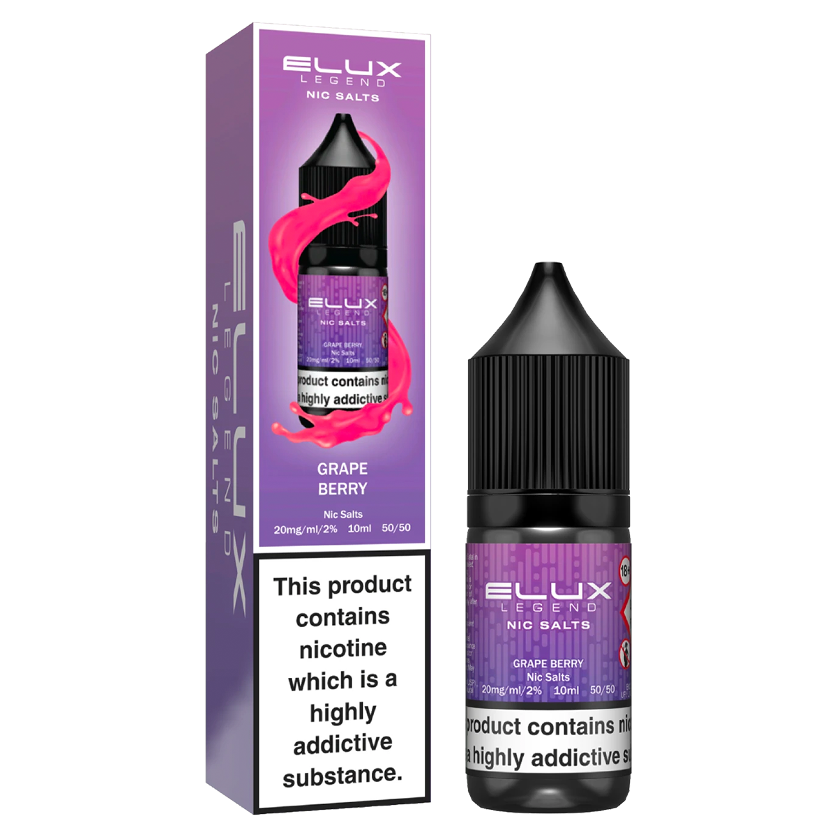 Grape Berry Nic Salt by Elux 10ml | Isle of Vapes