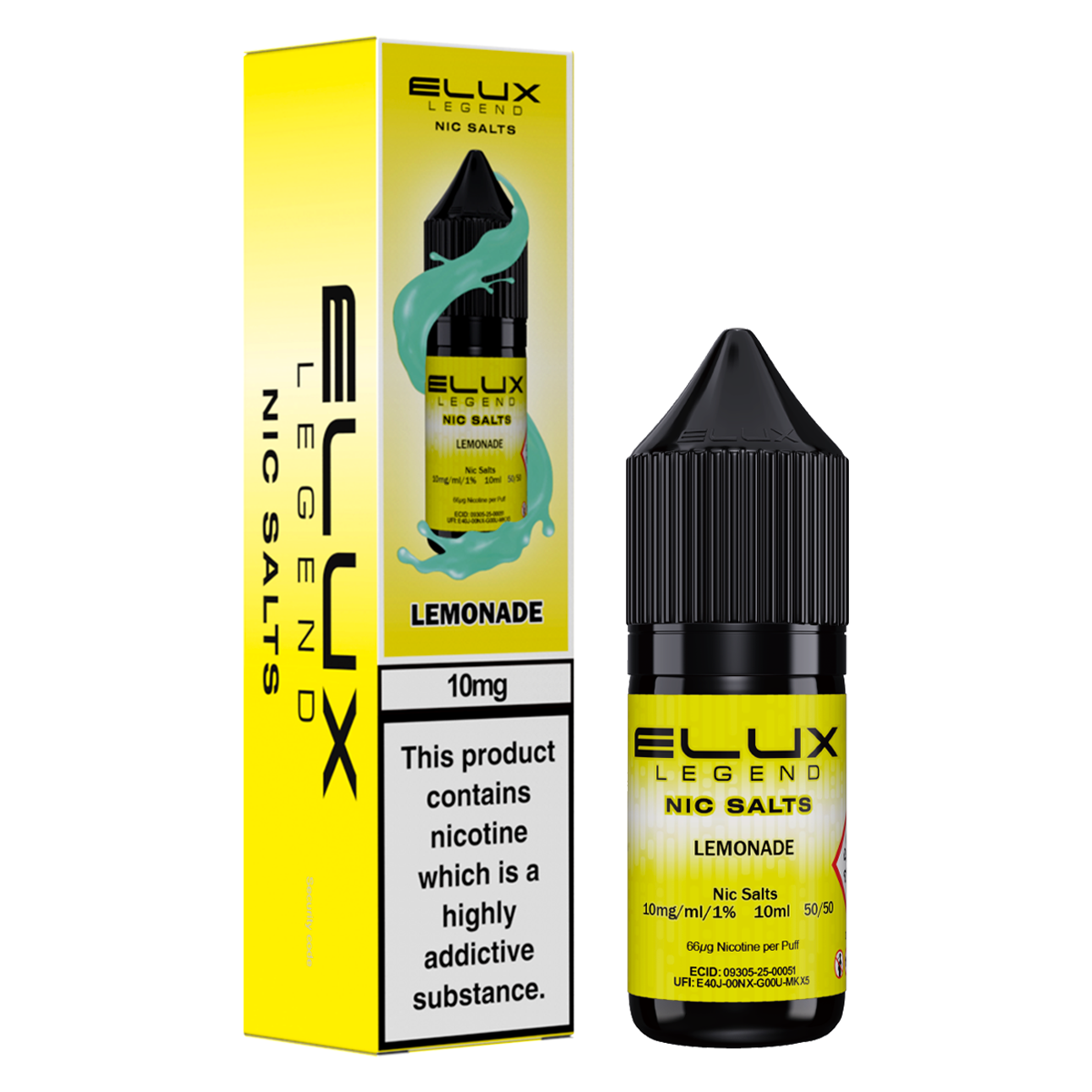 Lemonade Nic Salt by Elux 10ml