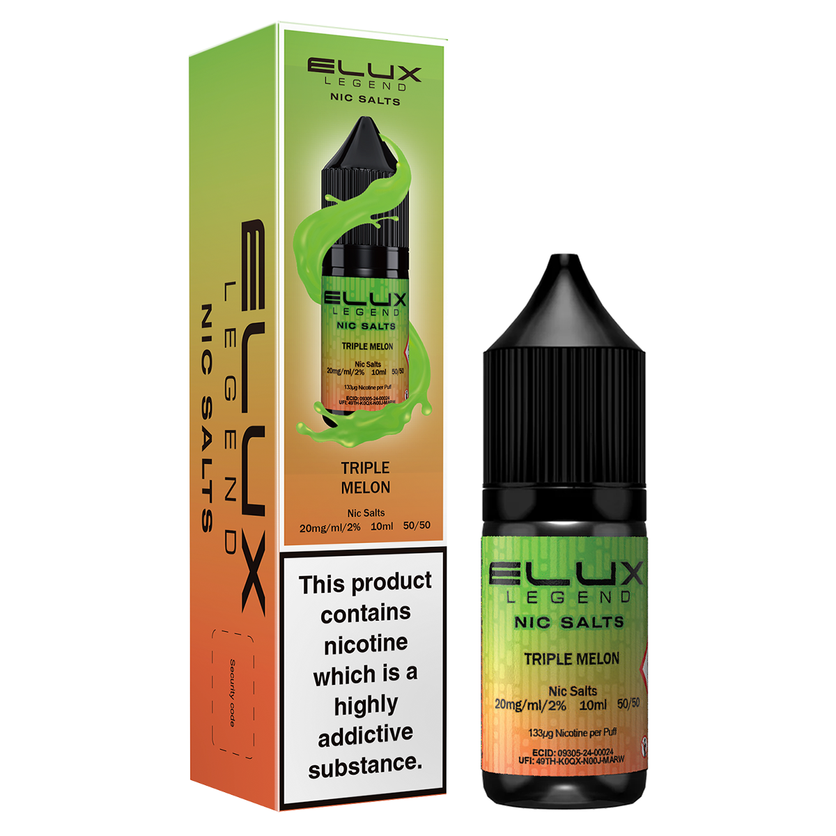 Triple Melon Nic Salt by Elux 10ml | Isle of Vapes