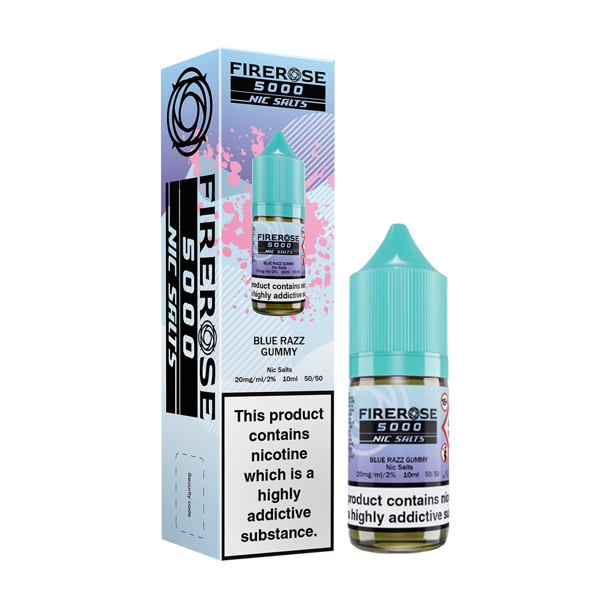 Blue Razz Gummy Nic Salt by ELUX Firerose | Isle of Vapes