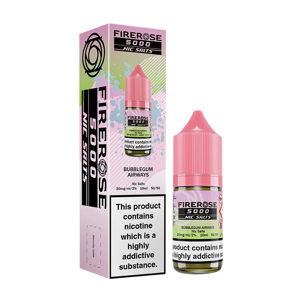 Bubblegum Airways Nic Salt by ELUX Firerose | Isle of Vapes