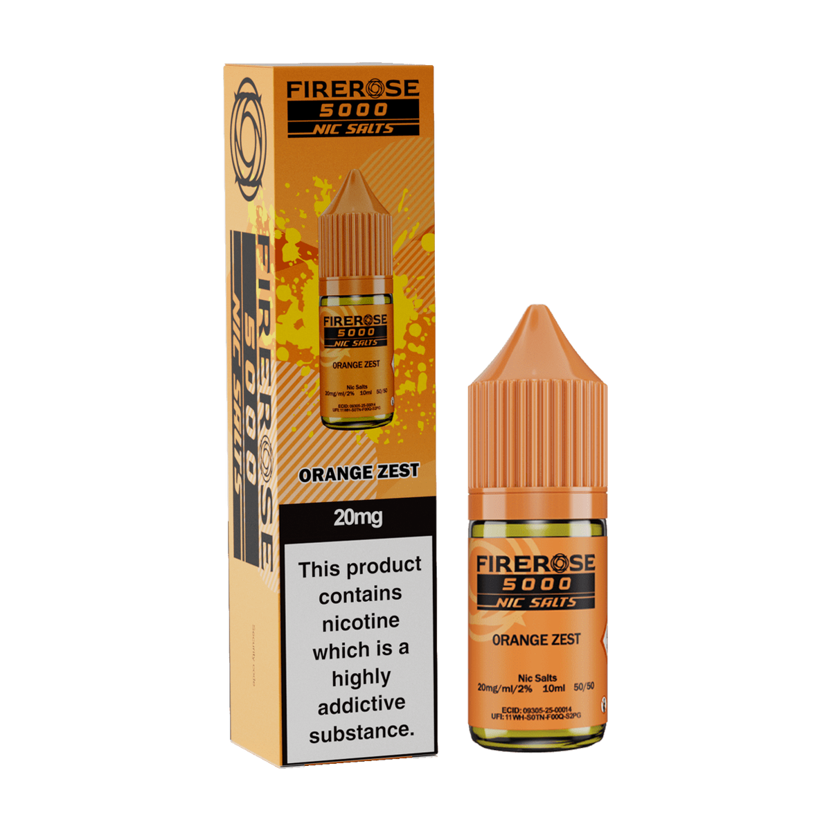 Orange Zest Nic Salt by ELUX Firerose