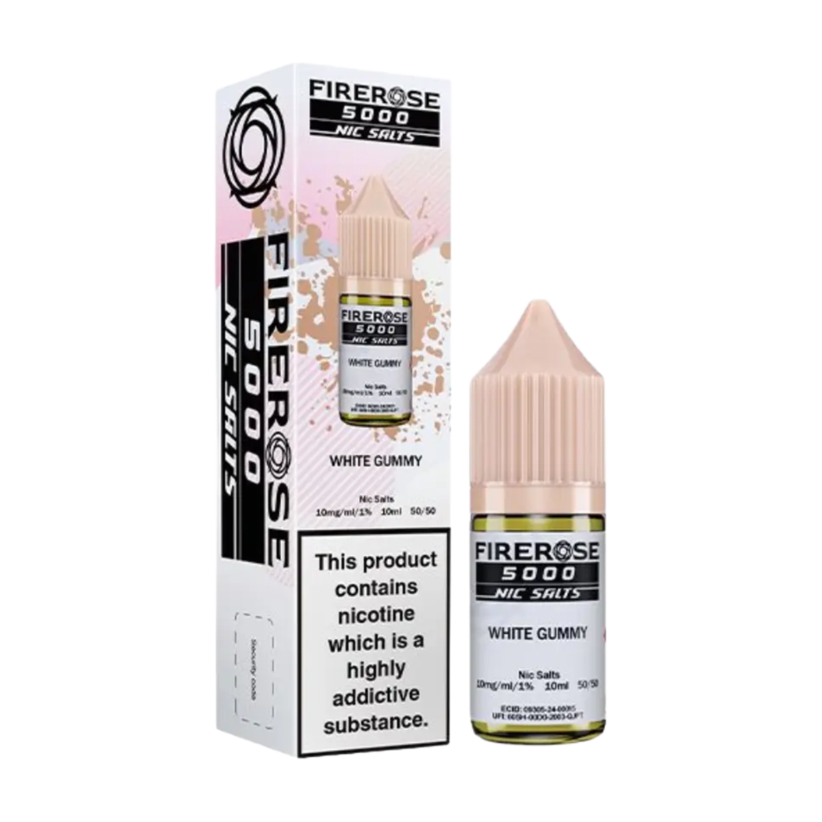 White Gummy Nic Salt by ELUX Firerose | Isle of Vapes
