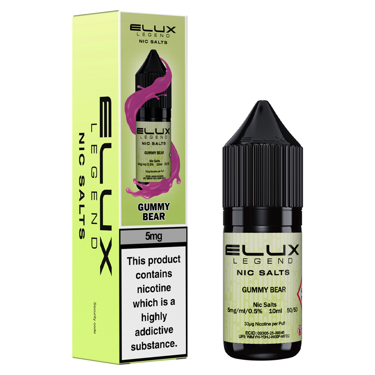Gummy Bear Nic Salt by Elux 10ml | Isle of Vapes