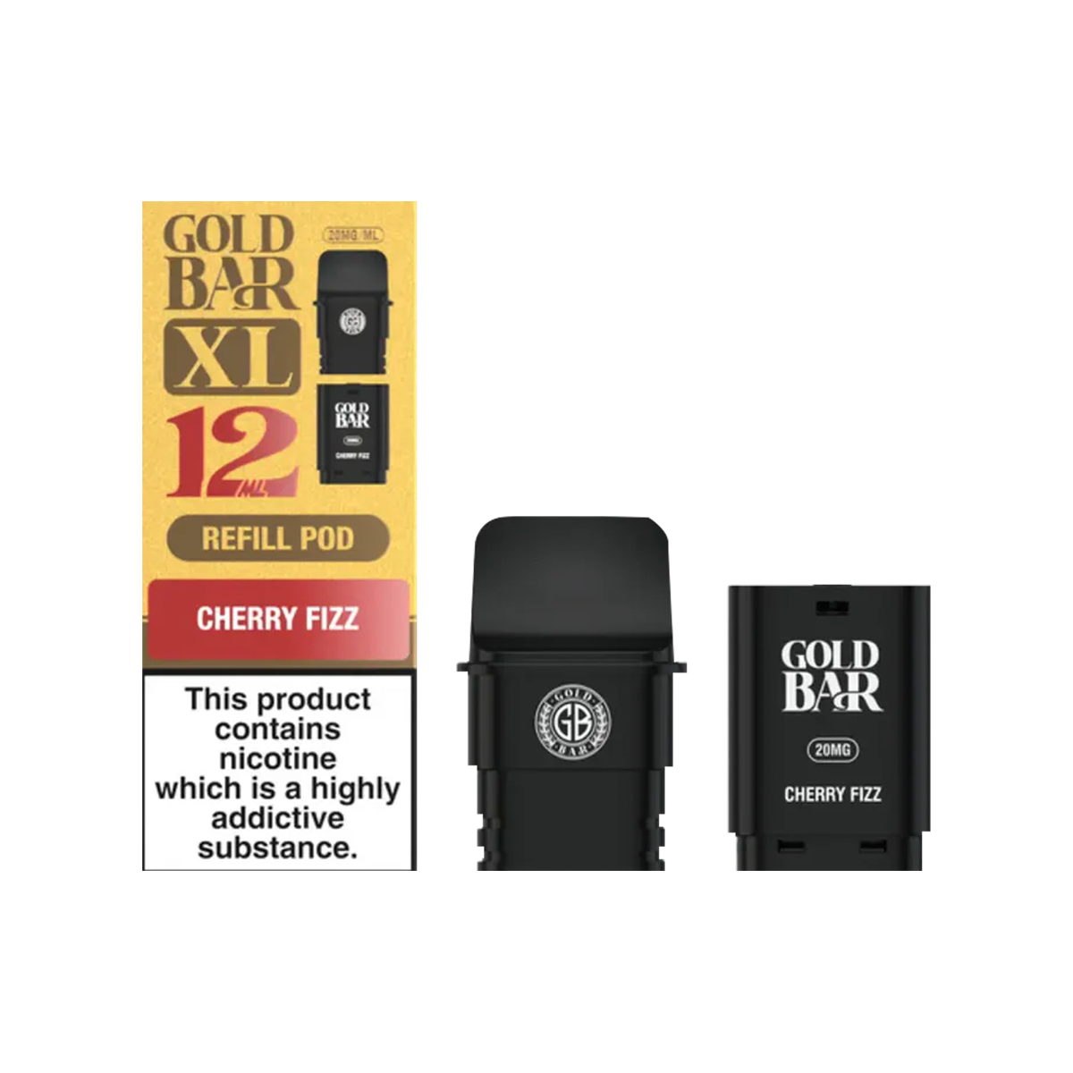 Cherry Fizz Gold Bar XL Refill Pack | Isle of Vapes