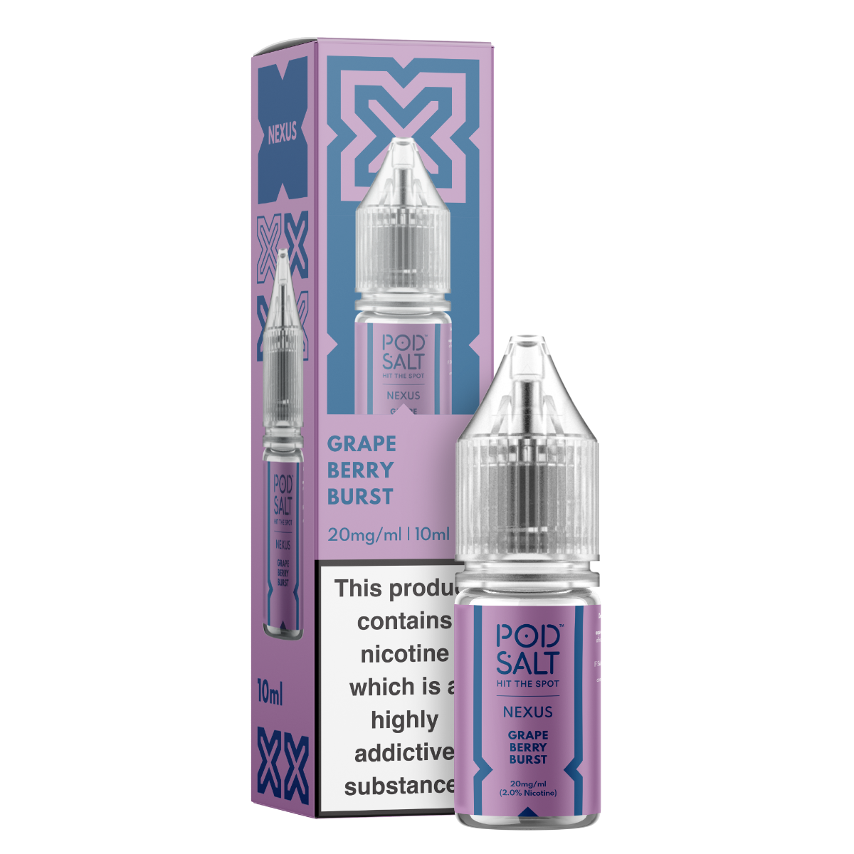 Nexus Grape Berry Burst Nic Salt by Pod Salt product image