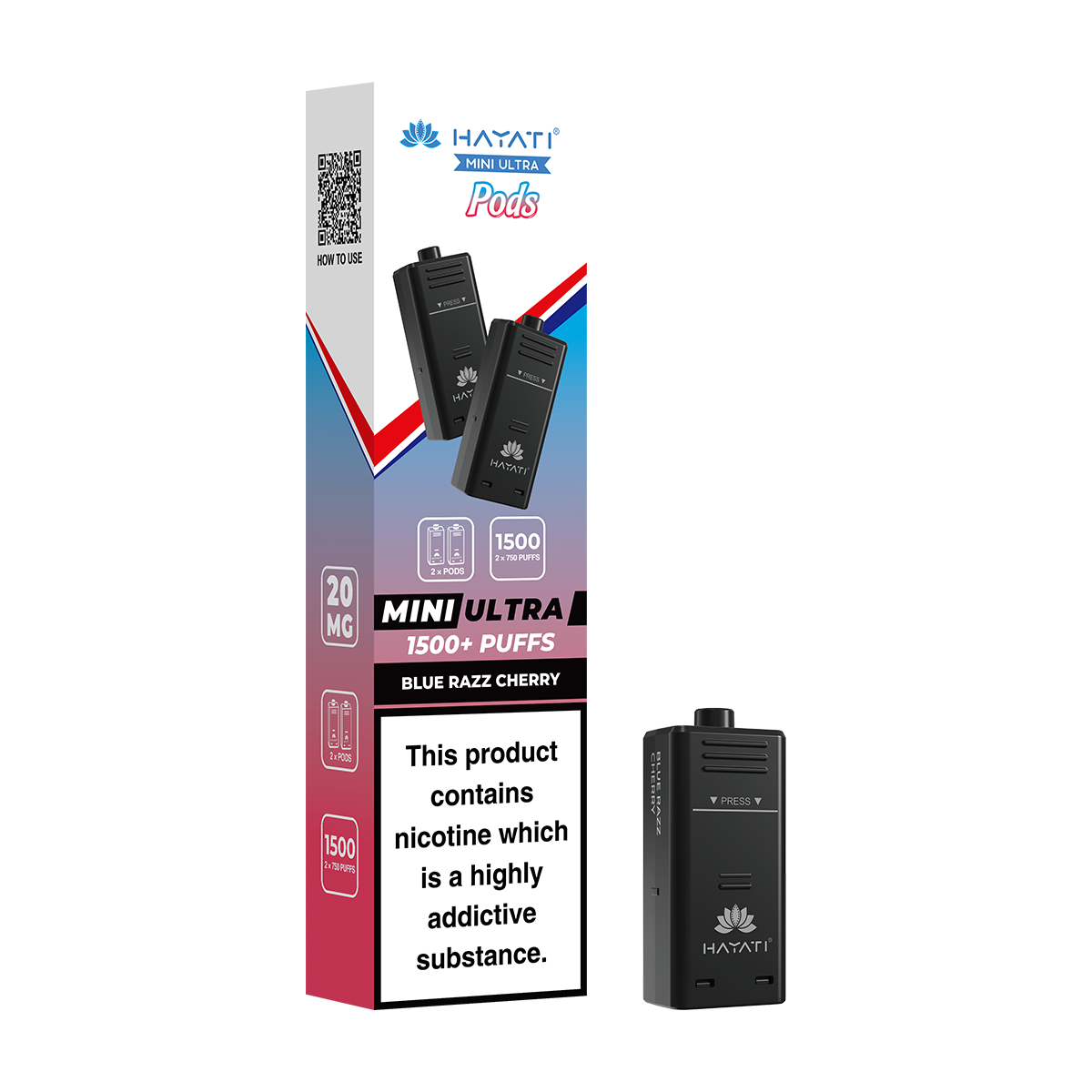 Blue Razz Cherry Hayati Mini Ultra Refill Pack | Isle of Vapes