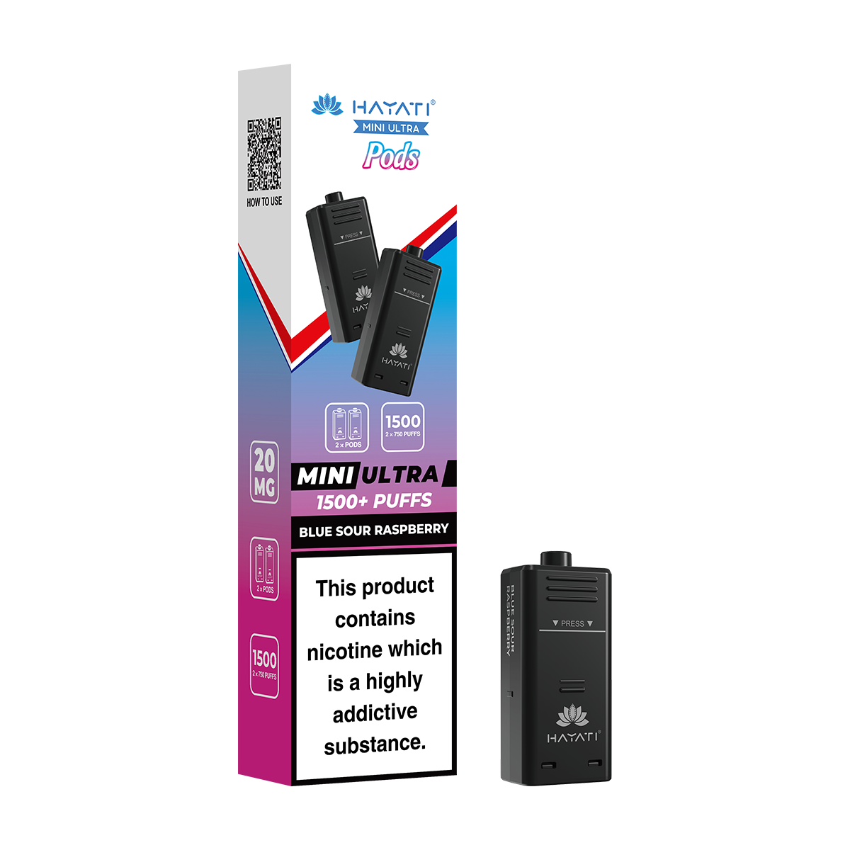 Blue Sour Raspberry Hayati Mini Ultra Refill Pack | Isle of Vapes
