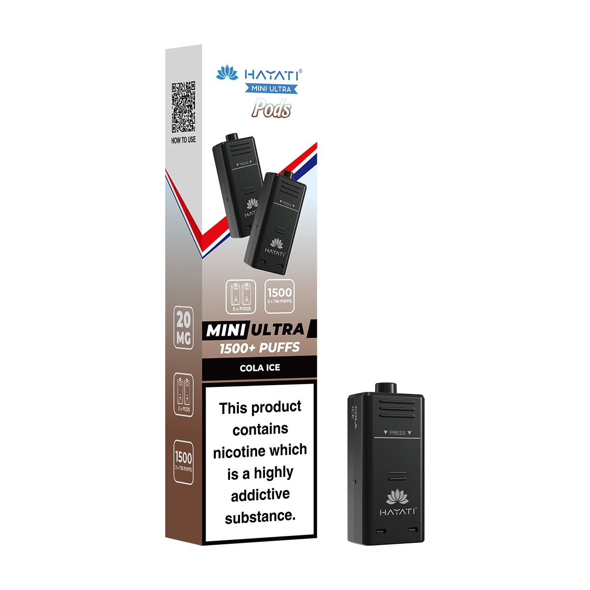 Cola Ice Hayati Mini Ultra Refill Pack | Isle of Vapes