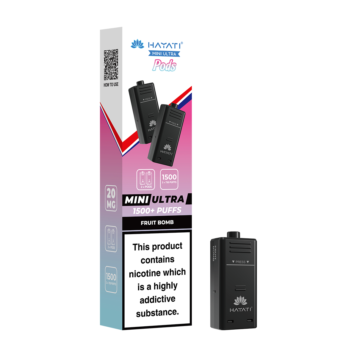 Fruit Bomb Hayati Mini Ultra Refill Pack | Isle of Vapes