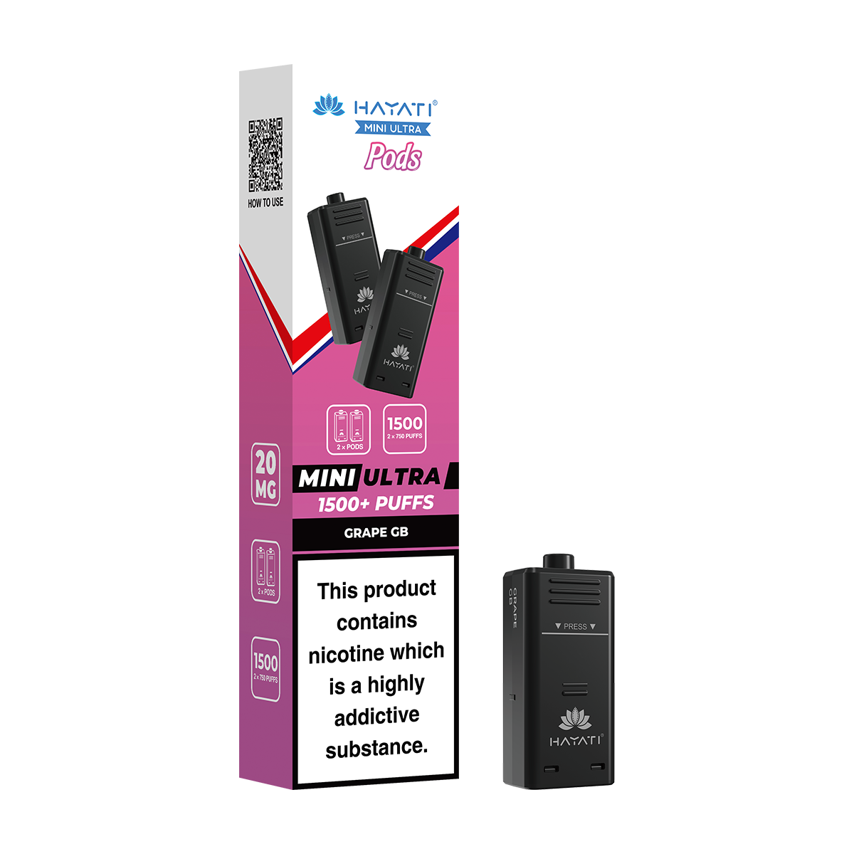 Grape GB Hayati Mini Ultra Refill Pack | Isle of Vapes