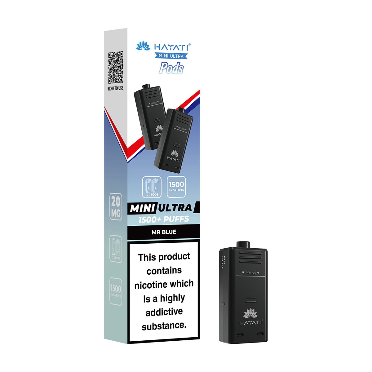 Mr Blue Hayati Mini Ultra Refill Pack | Isle of Vapes