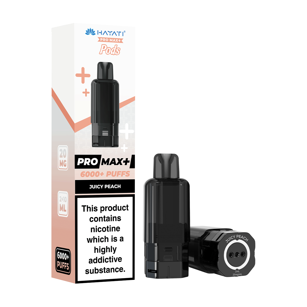 Juicy Peach Hayati Pro Max+ Refill Pack | Isle of Vapes