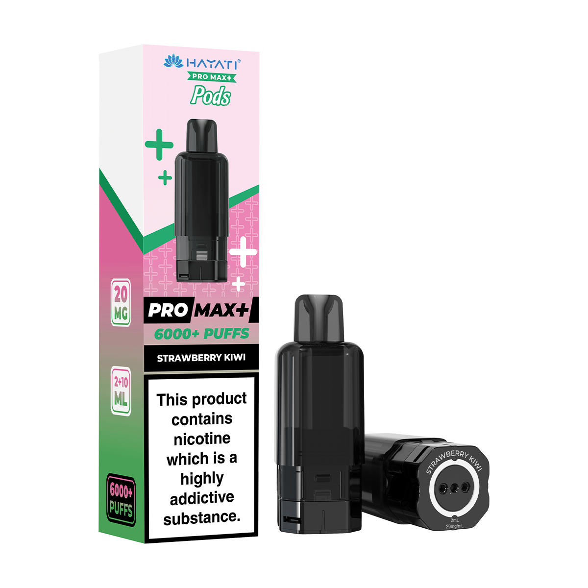 Strawberry Kiwi Hayati Pro Max+ Refill Pack