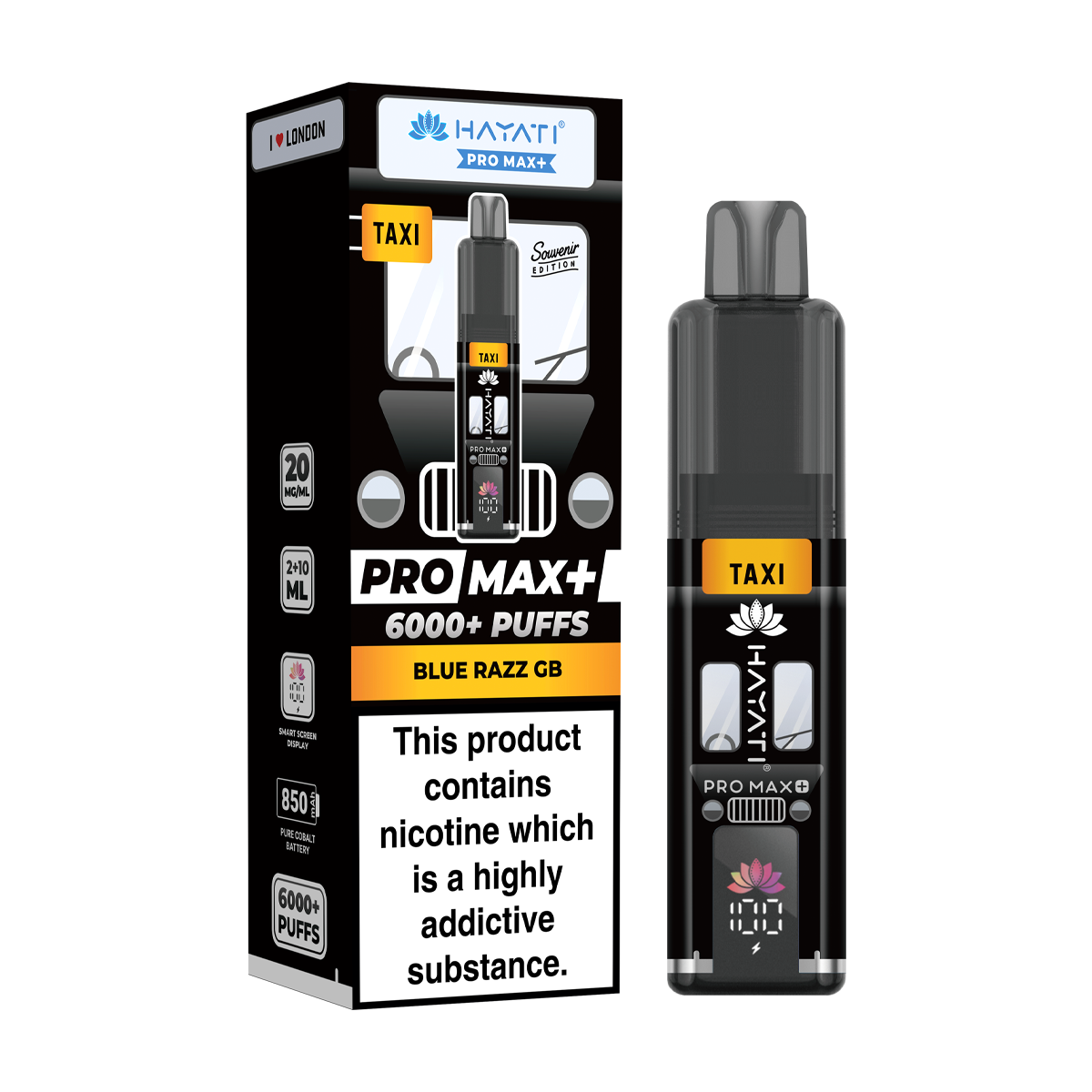 Hayati Pro Max Plus 6000 London Souvenir Edition | Isle of Vapes