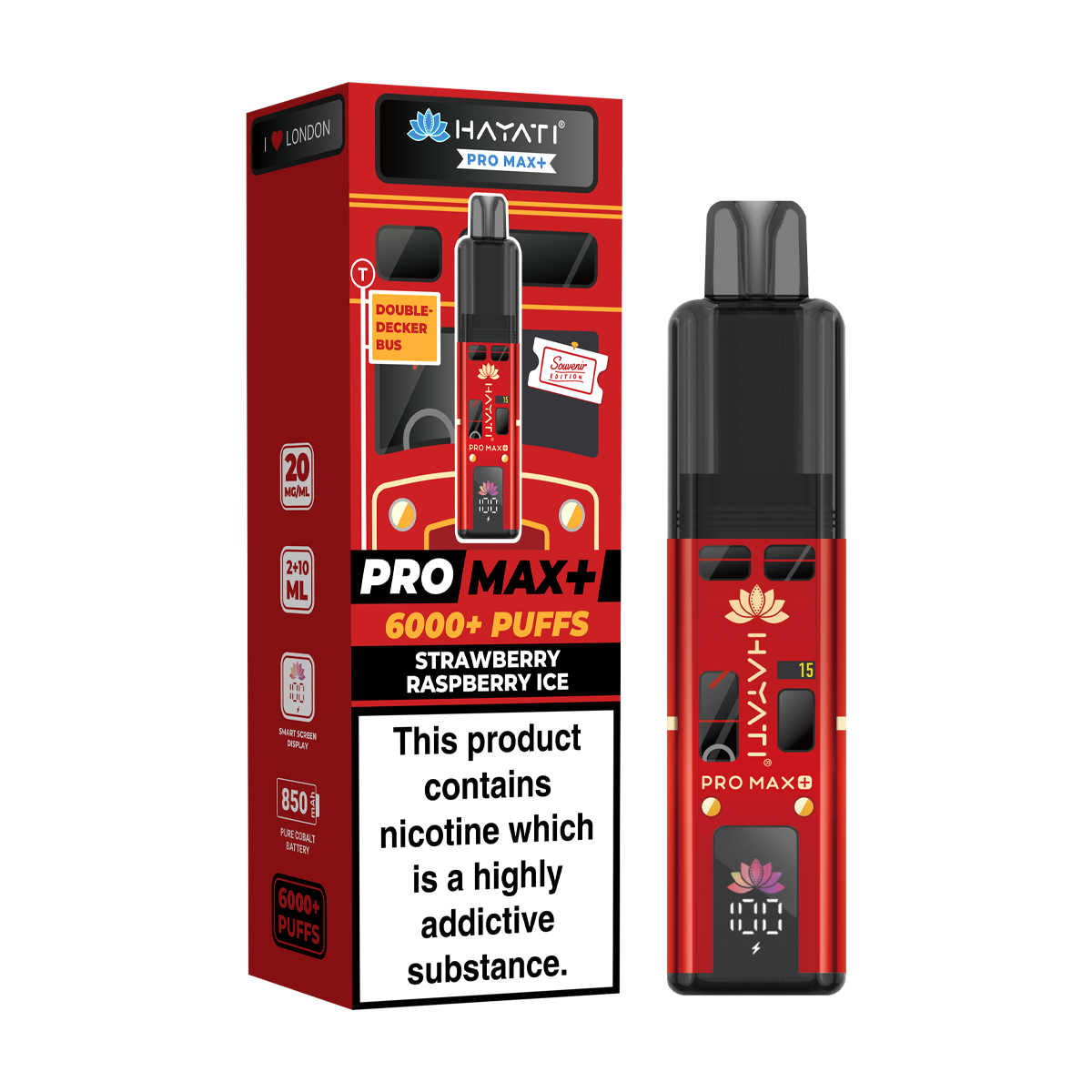 Hayati Pro Max Plus 6000 London Souvenir Edition