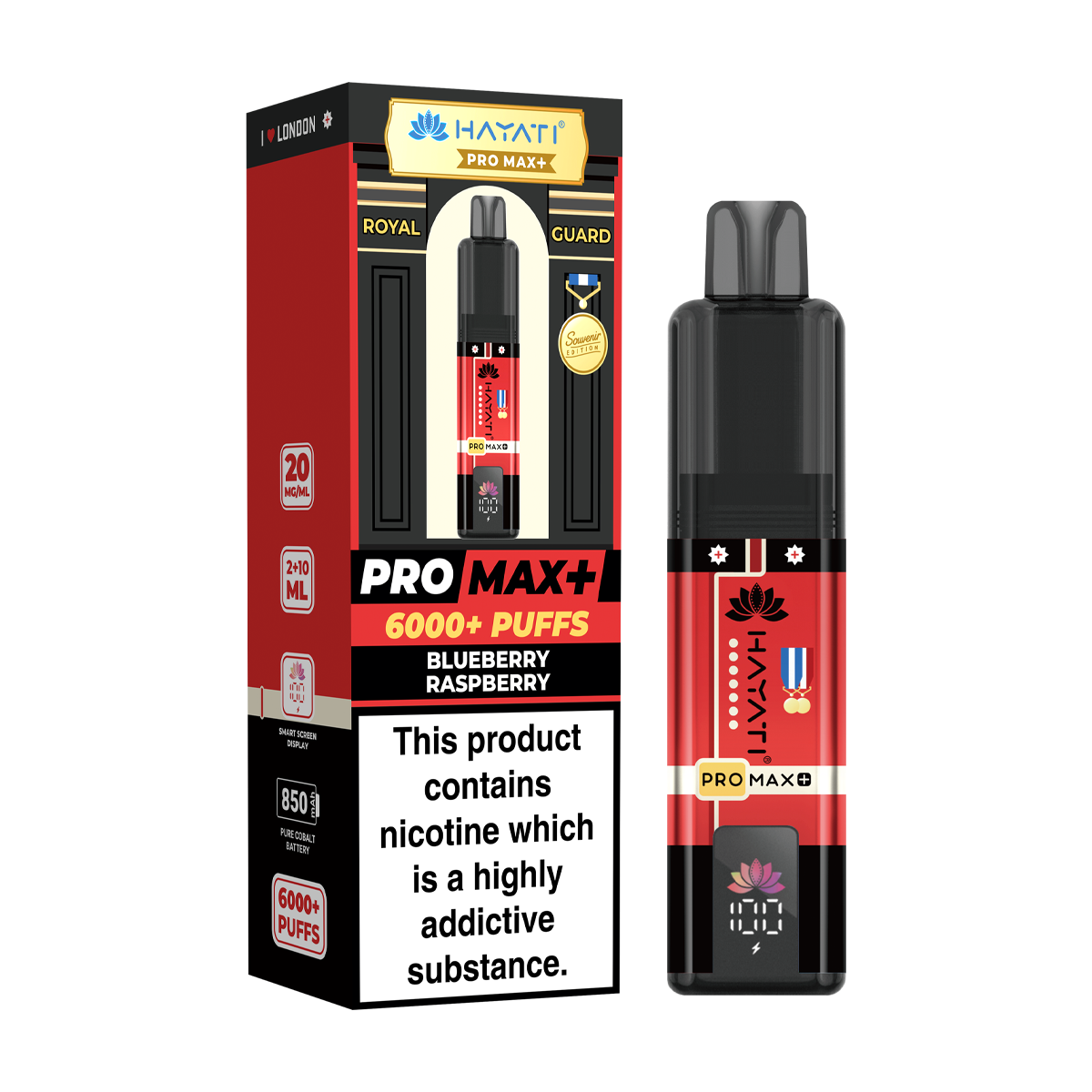 Hayati Pro Max Plus 6000 London Souvenir Edition