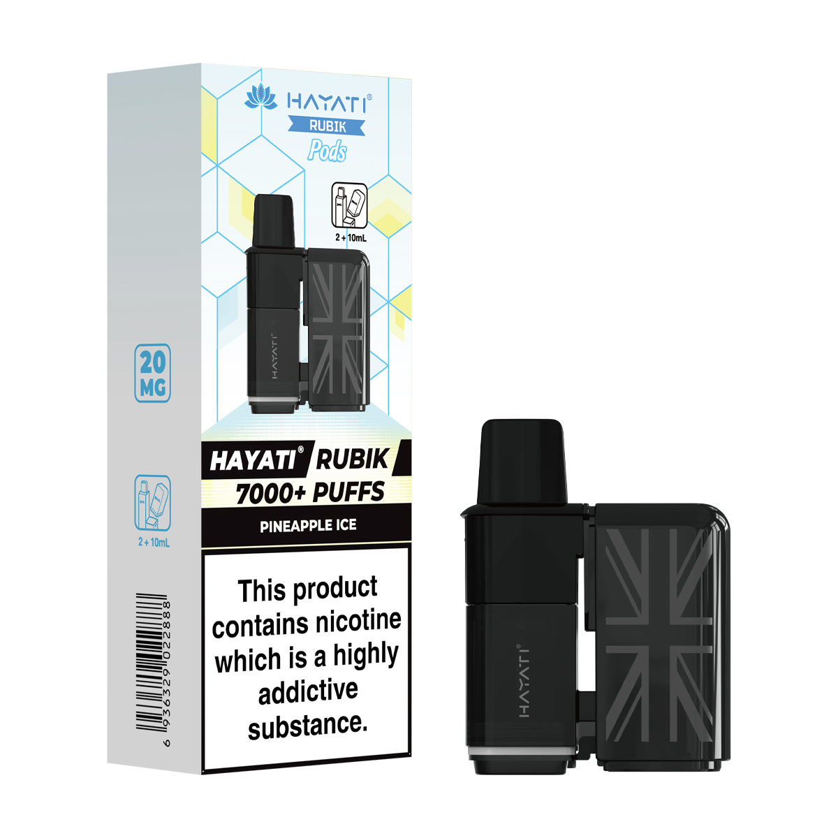 Pineapple Ice Hayati Rubik Refill Pack | Isle of Vapes