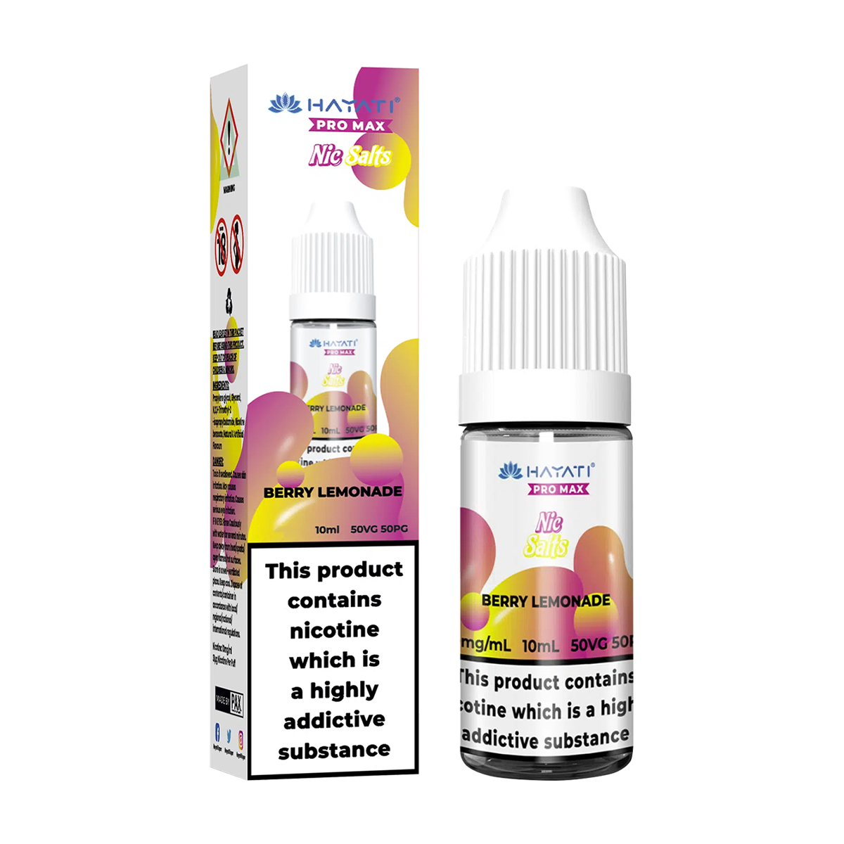 Berry Lemonade Nic Salt by Hayati Pro Max 10ml