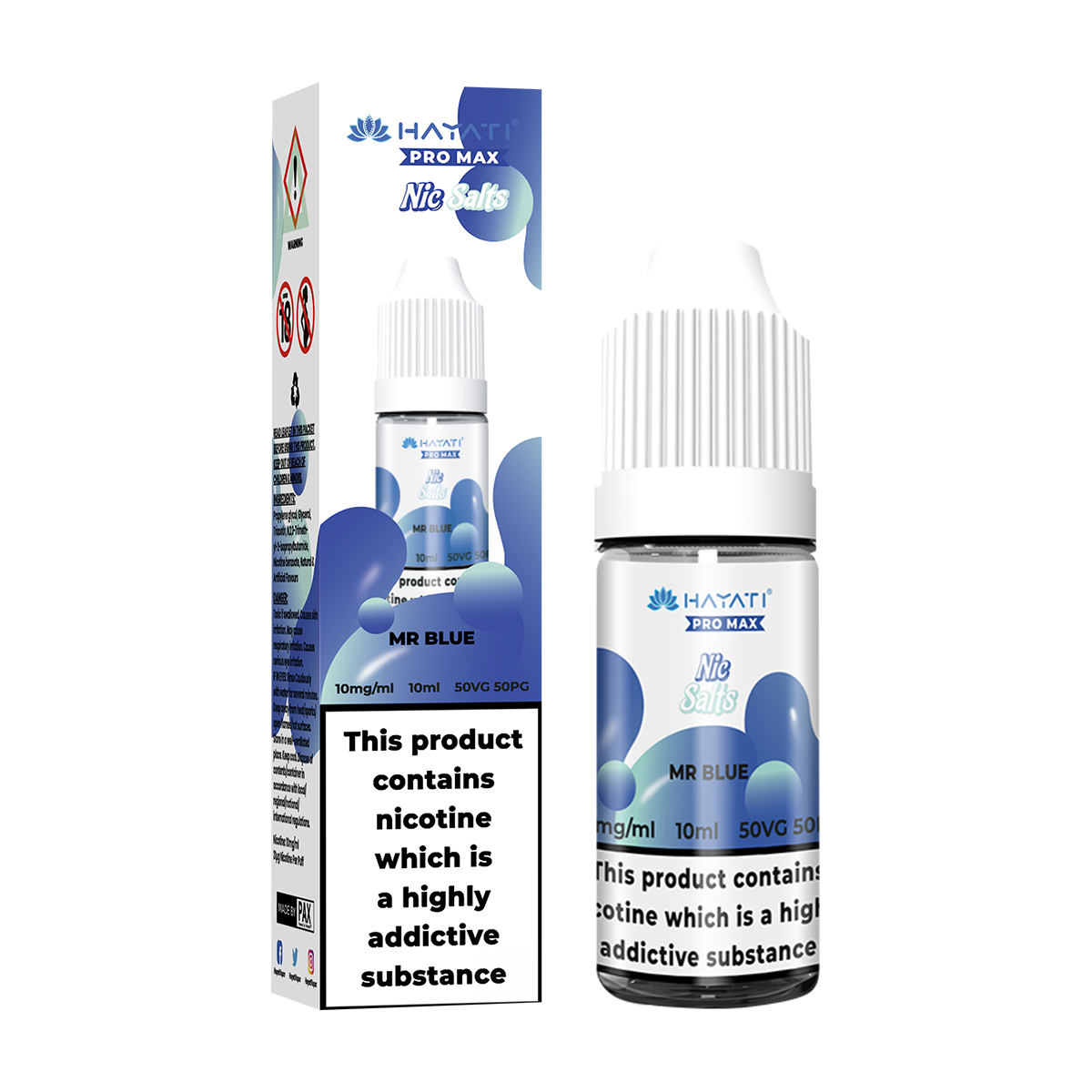 Mr Blue Nic Salt by Hayati Pro Max 10ml | Isle of Vapes