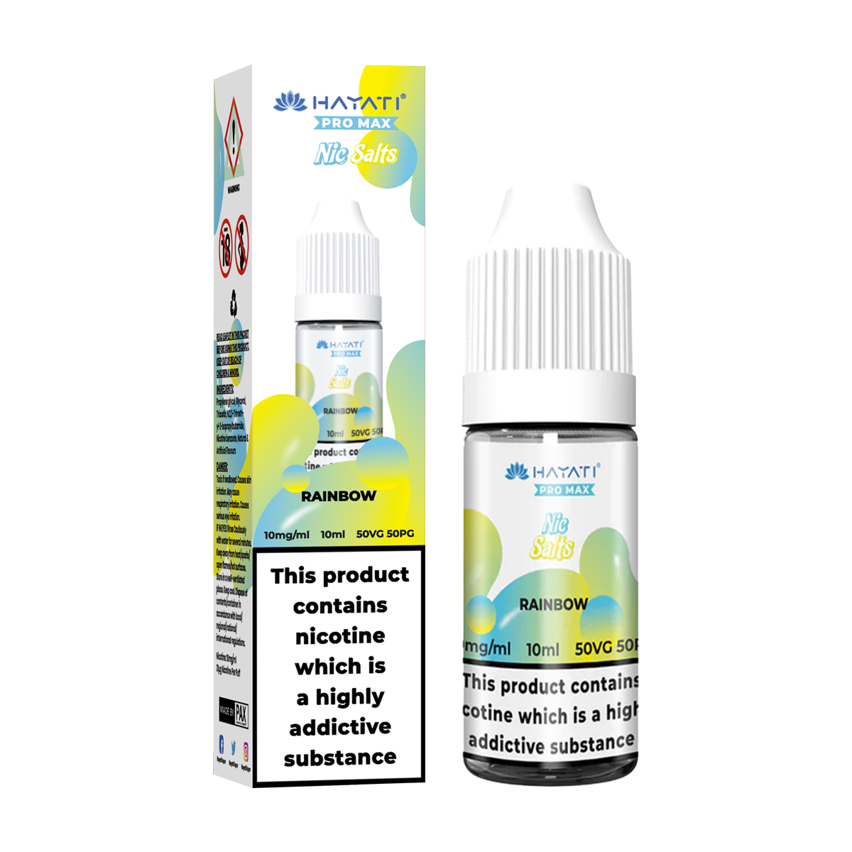 Rainbow Nic Salt by Hayati Pro Max 10ml | Isle of Vapes