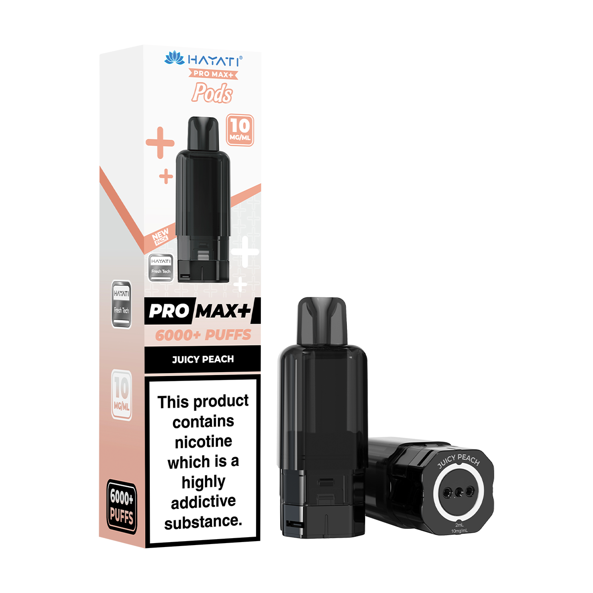 Juicy Peach Hayati Pro Max+ Refill Pack | Isle of Vapes
