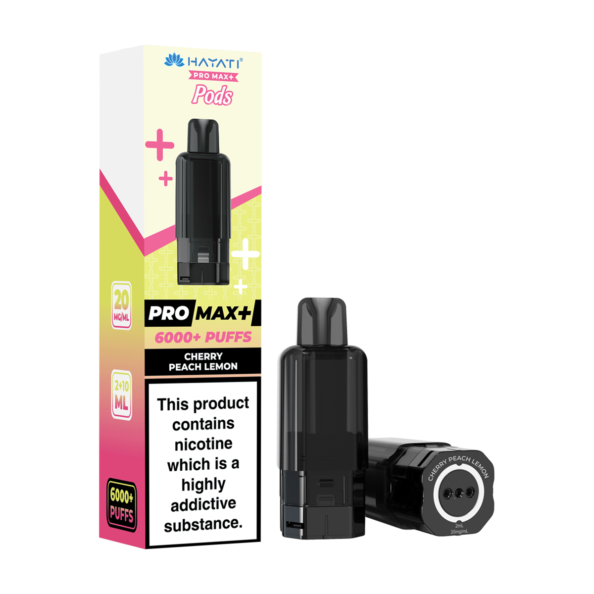 Cherry Peach Lemon Hayati Pro Max+ Refill Pack