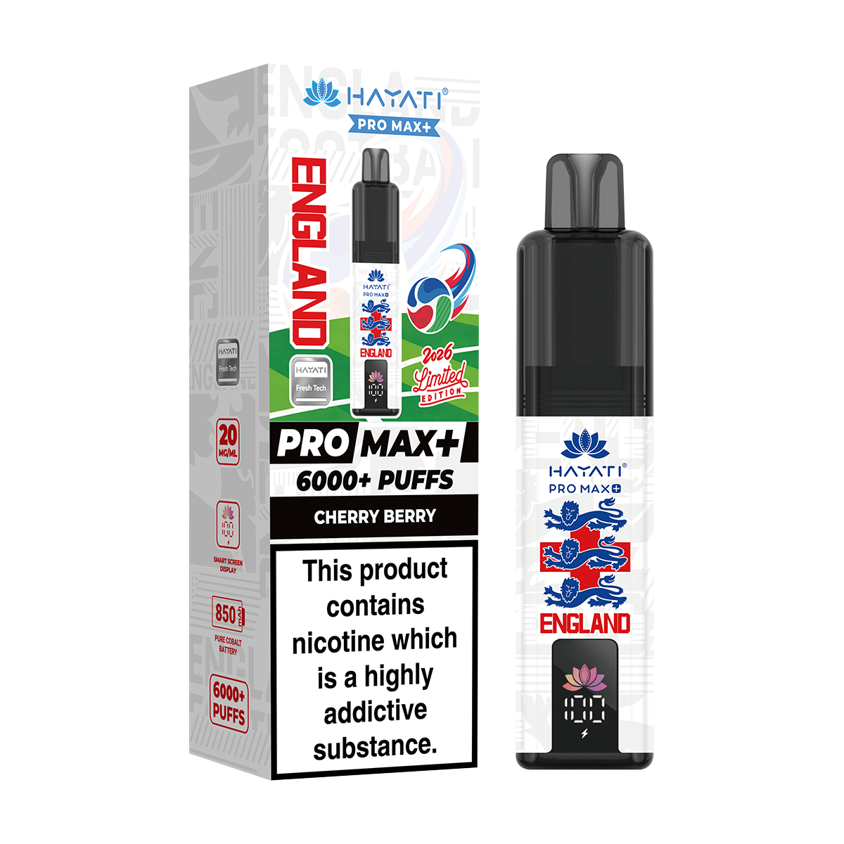 Hayati Pro Max+ 6K World Cup Edition - England
