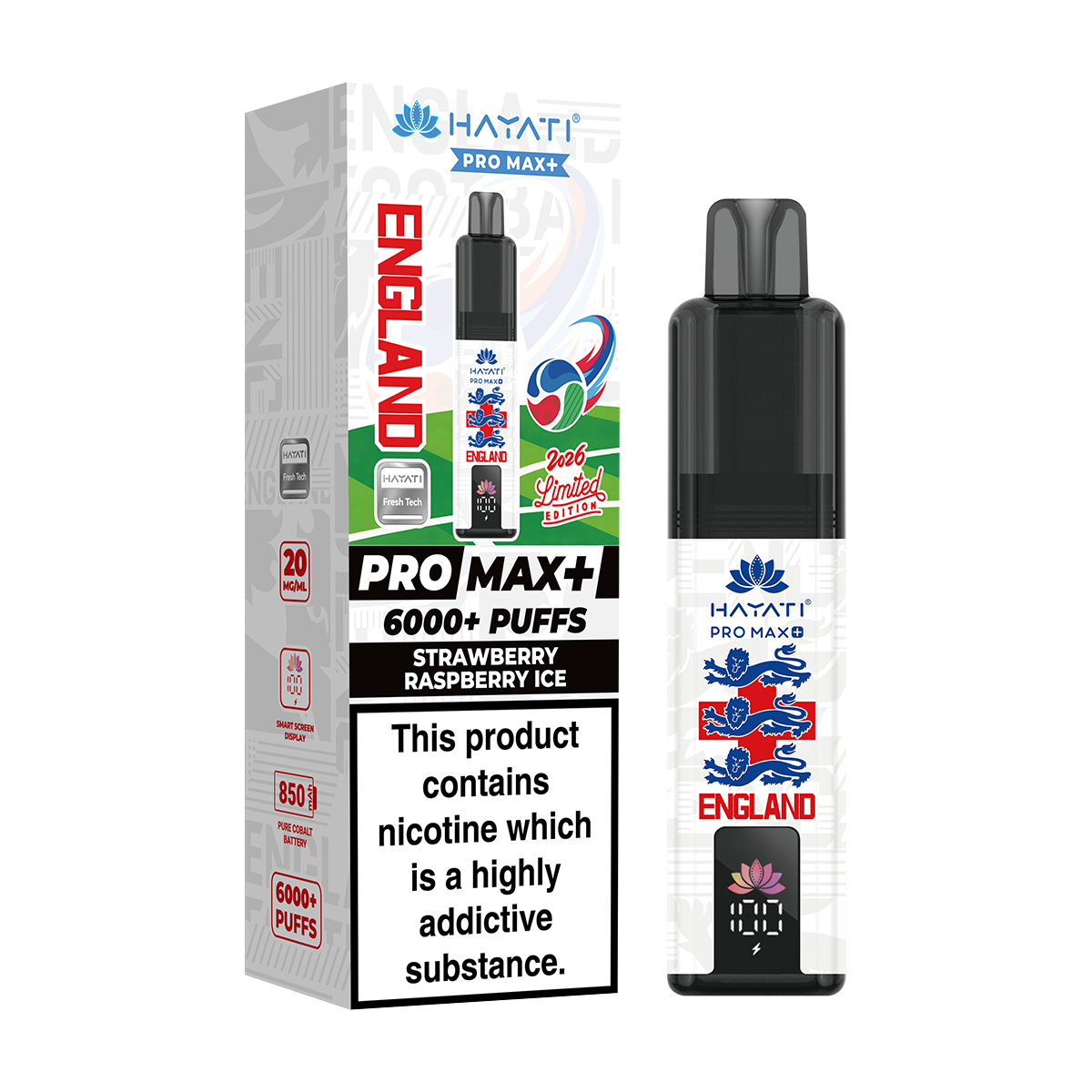 Hayati Pro Max+ 6K World Cup Edition - England