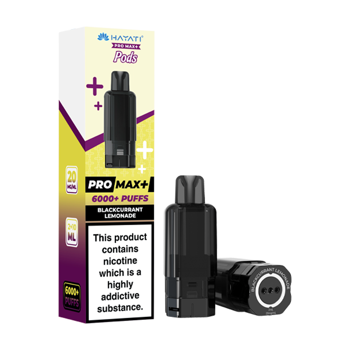 Blackcurrant Lemonade Hayati Pro Max+ Refill Pack | Isle of Vapes