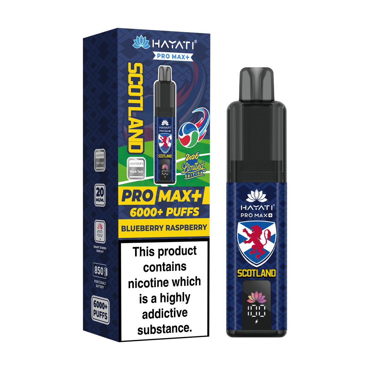 Hayati Pro Max+ 6K World Cup Edition - Scotland