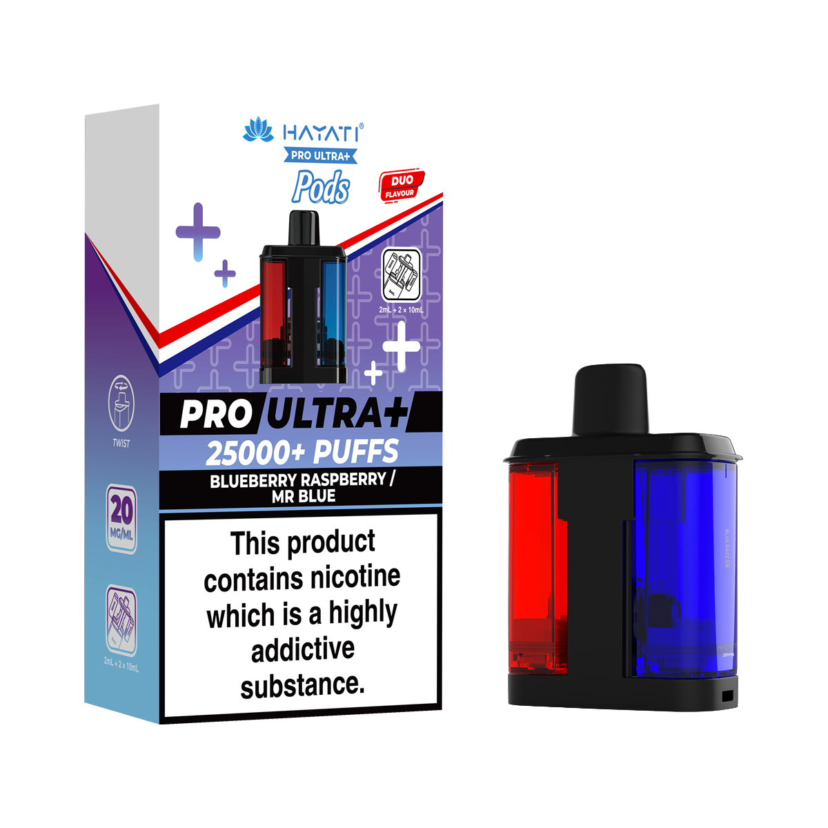 Blueberry Raspberry / Mr Blue Hayati Pro Ultra Plus Refill Pack